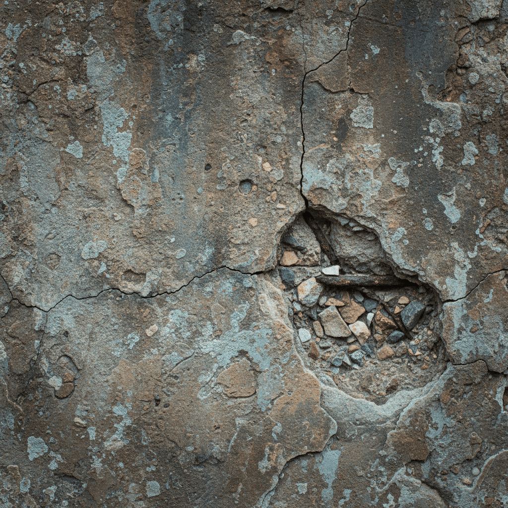 Textura de muro de hormigón desgastado