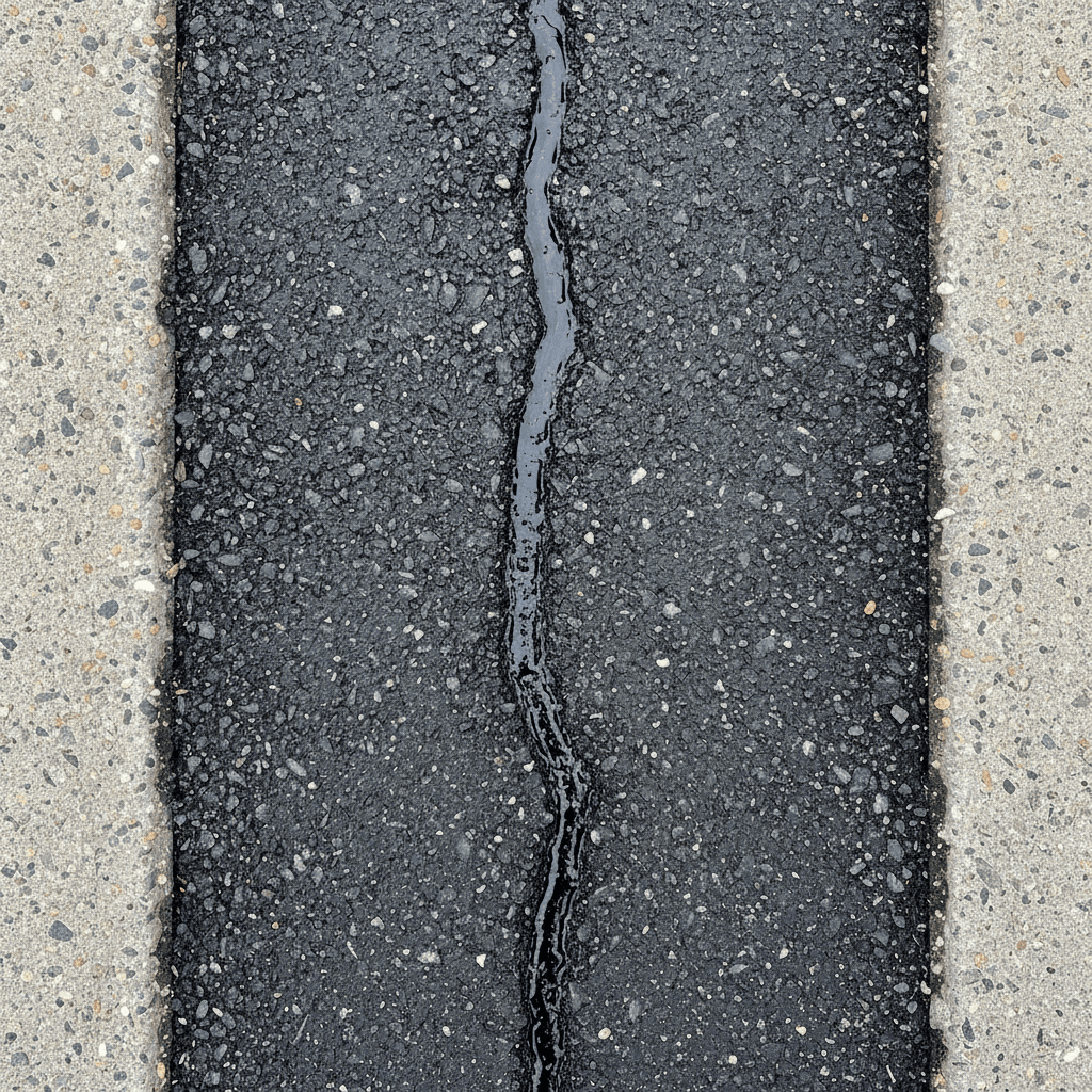 Detalle de textura urbana y asfalto en fotografía de calle